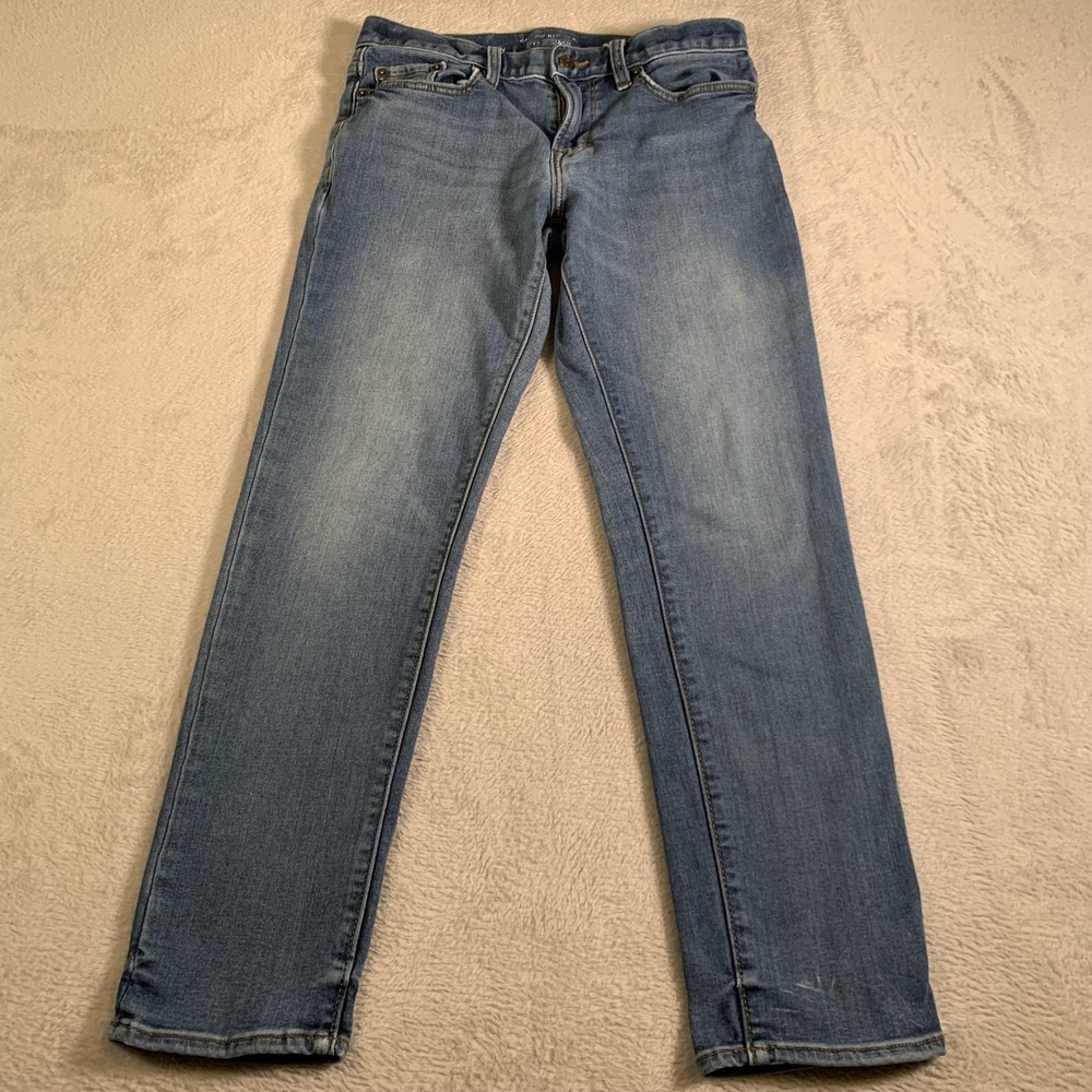 Banana Republic Jeans Mens 30x30(30x29) Light Wash Slim Fit Travel Stretch Denim